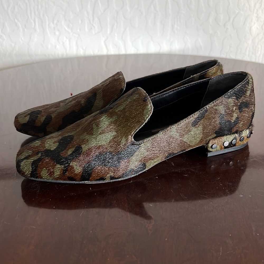 DOLCE VITA New Camo Studded Loafer Size 6.5 - Picture 13 of 16
